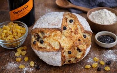 Sourdough Champagne Bread with Golden Raisins